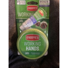 O'keeffe's Working Hands Cream 2.7oz  W/bonus Night Treatment New Sealed