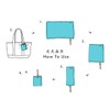 Kosugizen Mikketa+ Wearable Towel, 9.8 x 15.7 inches (25 x
