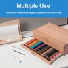 Falling in Art 4 Drawer Artist Supply Storage Box, Wooden