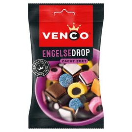 Venco Dutch Allsorts Licorice (Engelse Drop) Soft Sweet 100g 3.52 ounce