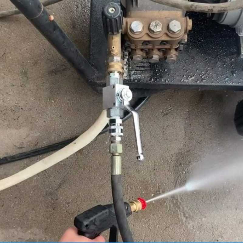 4500PSI Ball Valve Kit Switch with 3/8Inch Quick Plug Connector