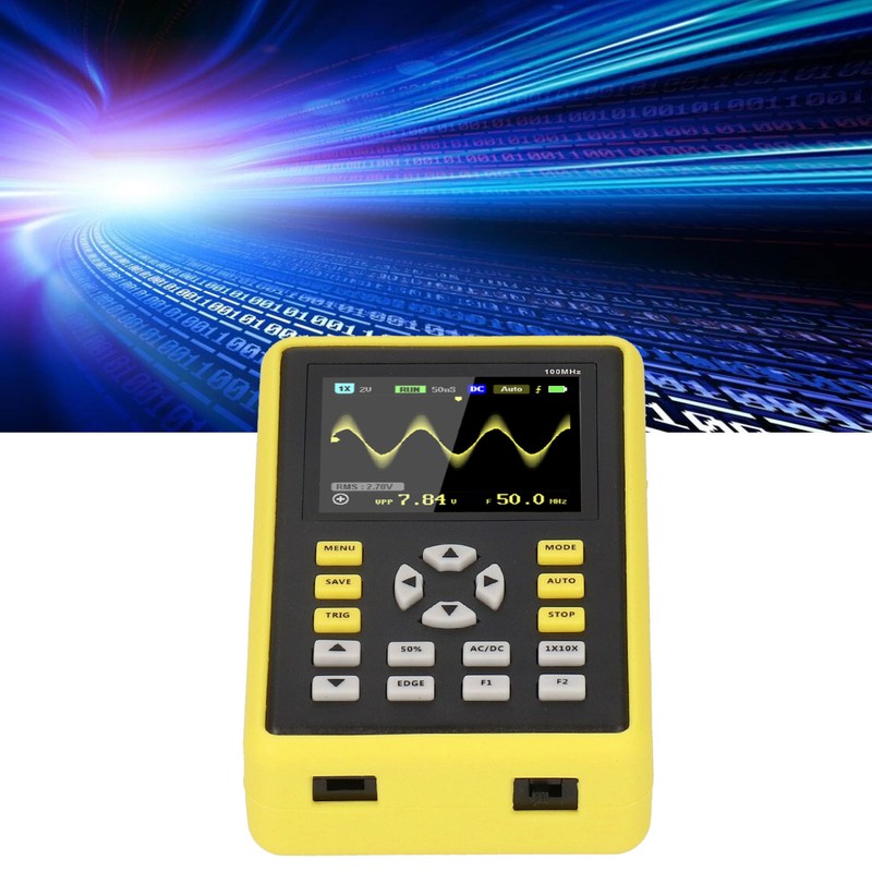Digital Oscilloscope Handheld IPS LCD Display Screen 2.4inch 100MHz 500MS/s