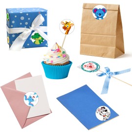 625 Pcs Round Animal Stickers 25 Designs Cute Animals Stickers for Kids(1.5" in Diameter) Funny Teacher Reward Stickers for Kids, Large Stickers for Toddlers Kids Students School Classroom Decoration