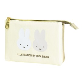 Miffy 3-Pocket Pouch, Beige, Basic Series
