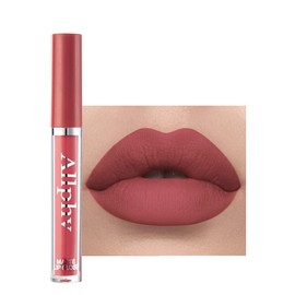 Allphv 2PCS Maquillaje de Lápiz Labial Líquido Mate, Pintalabios Permanente Líquido Mate de Larga Duración y Resistente al Agua, Barras de labios líquidas-Brillo de Labios Antiadherente Kit de Maquillaje para Mujeres San Valentín Cumpleaños