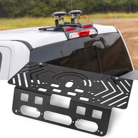 JERBOR Metal Drill-Free Light Bar Cab Mount Fit for Ford F150 (2015+), F250 - F550 (2017+), Fit for Magnetic Light Bar and Magnetic Antenna, Support Bolt-on Mounting