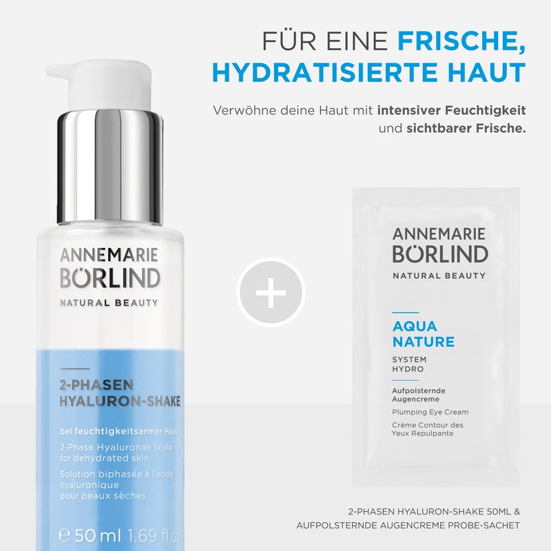 ANNEMARIE BÖRLIND 2-Phase Hyaluronic Shake (50 ml) + Free Aquanature