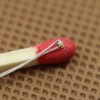 evemodel 20pcs Pre-wired Micro PTFE Wire Warm White SMD LED