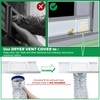 Forestchill Dryer Vent Window Kit for 4" Diameter Dryer Vent