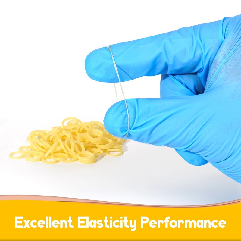 500 Pcs Orthodontic Elastic Rubber Bands, 3.5 Ounces Heavy Dental