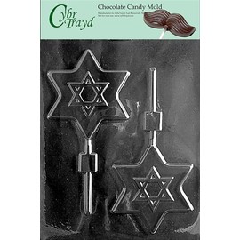LARGE STAR OF DAVID POP chocolate candy mold