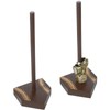 Beeveer 2 Sets Baseball Wooden Ring Holder 10 Inches Softball
