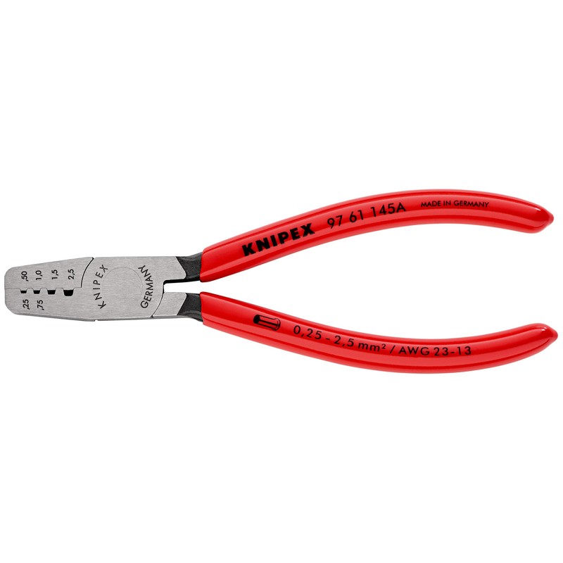 Knipex 97 61 145 A 0,25-2,5mm Crimping Pliers for end