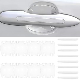 16Pcs Protector de Puertas Automovil, Protectores para Manija de Puerta de Coche Autoadhesivo Impermeable Antiarañazos Puerta Lateral Adecuado para AutomóViles, Todoterrenos