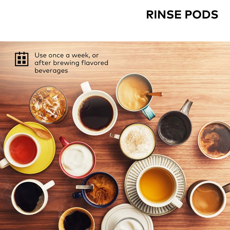 Keurig Rinse Pods, Reduces Flavor Carry Over, Compatible with Keurig