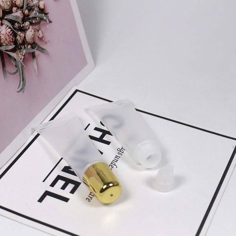 COSIDEA 50 pack 10ml empty lip gloss squeeze tubes containers