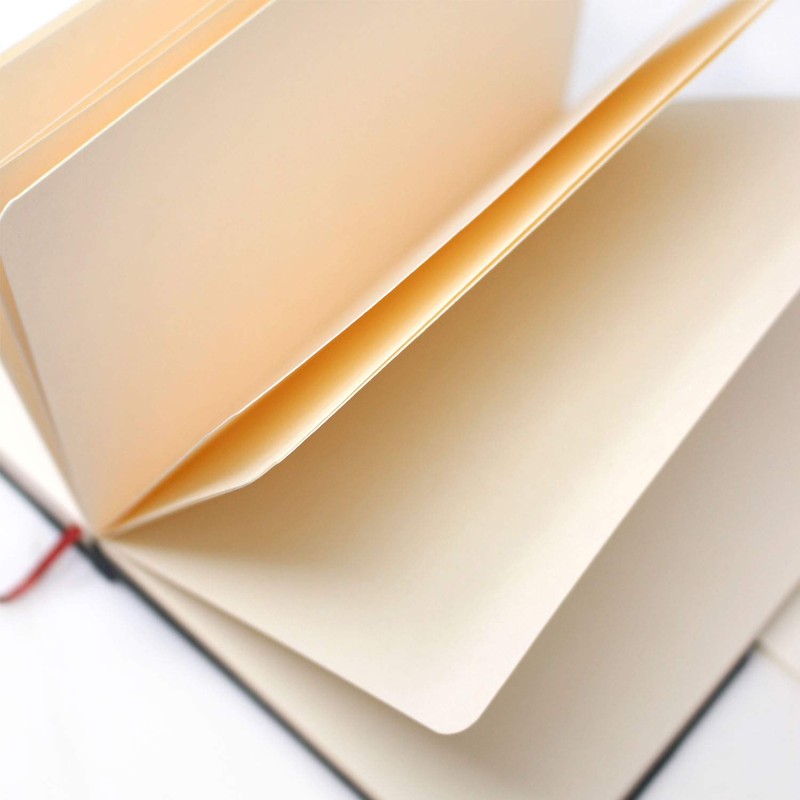 Artway Indigo Doodle – Black Leather Sketchbook/Notebook – 175mm x