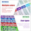 Xloey Multiplication Chart,12x16 Inch Multiplication Division Addition Subtraction Educational Posters