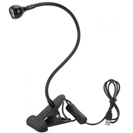Lámpara de Pegamento LED UV USB de 3 W, Luz de Curado Púrpura LED Ultravioleta con Clip, Interruptor Y Cuello de Cisne para Reparación de Teléfonos, Uñas, Detección de Agente Fluorescente