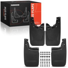 A-Premium Mud Flaps Compatible with Toyota Tacoma 2005-2015, No Drilling Required Mud Guards with Hardware Accessories, Set of 4 Front and Rear
