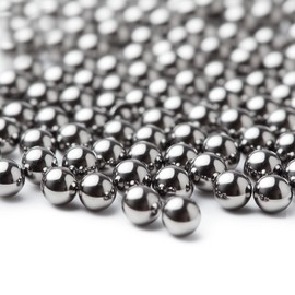 HiPicco 300pcs 6mm Bearing Balls, 300pcs 304 Stainless Steel G100 Precision Balls，6mm/apr.0.24" Precision Bearing Balls