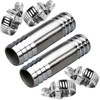 Fitvell Stainless Hose Barb 3/4" Splicer Mender Union Tubing Coupling