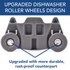 (4-pack) W10195416 NEW UPGRADED Replacement Part for Lower Dishwasher Wheel