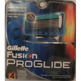 Gillette Fusion Proglide Men's Razor Blade Refills 4 Count 5 Blade Shaving