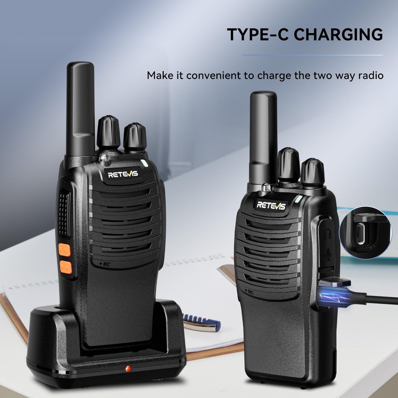 Retevis H-777 2 Way Radios, Walkie Talkies for Adults, Rechargeable