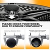 DREAMOTOR 3 1/4 inches=83MM Wheel Center Caps-Outer 83MM, Inner 73MM