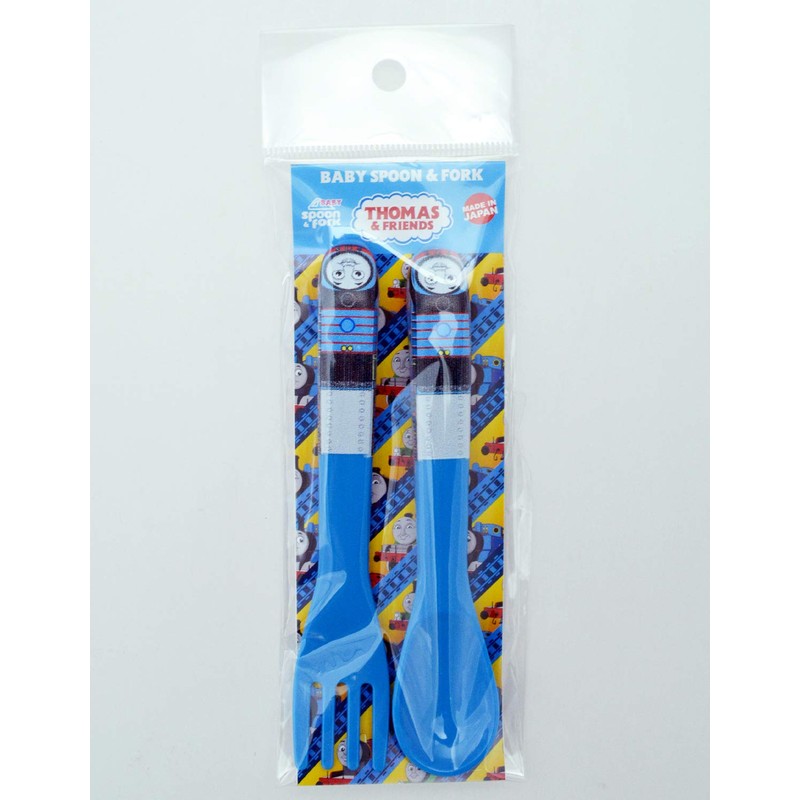 daiwato-i Kids Cutlery Blue Thomas, Baby Spoon & Fork Thomas