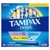 Tampax, Pearl Tampons, Plastic Applicator, DuoPack, Light/Regular Absorbency, 34 Count