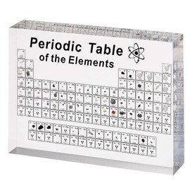 Periodic Table Real Elements, Periodic Table Gifts, Periodic Table with Real Elements Samples, Periodic Table with Real Elements Samples Inside, for Student, Teacher, Gift, Craft, Decoration