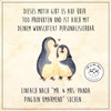 Mr. & Mrs. Panda Hugging Penguin Cushion - Gift, Wedding