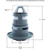 Waterway 210-6087B Adjustable Deluxe Jet Internal, Gray