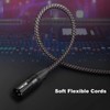 MIKIZ 6ft XLR Cables Braided 10 Packs Premium XLR Microphone