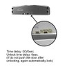 Visionis VIS-DP105GD-FSA-LED Electric Drop Bolt Lock 1700lbs for Full Glass