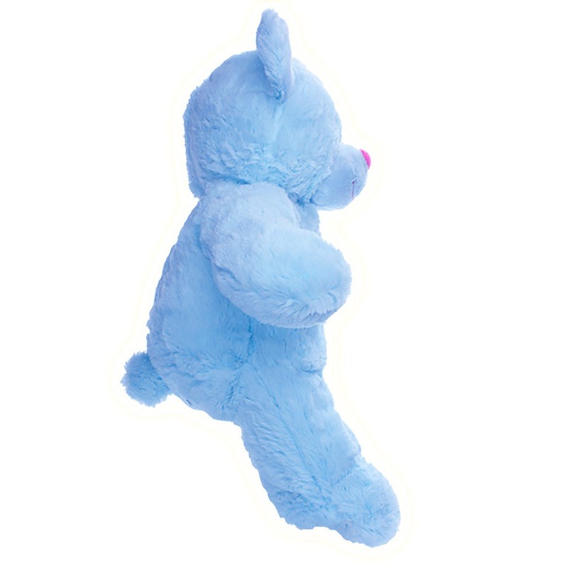 Recordable 8" Plush Baby Blue Patches Bear w/20 Second Digital