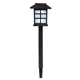Solar Garden Light Black LED Lantern 2700K Warm White IP65 Plastic Body Solar Powered Outdoor Landscape Lightingcolor: black Color