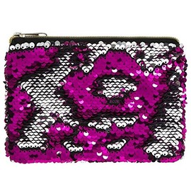 Reversible Sparkly Shiny Sequin Purse Key Girls Coin Money Pouch Lesser & Pavey