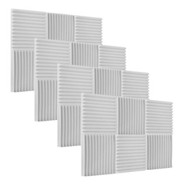 24pcs/pack Studio Foams Sound Insulation Foam Sound Absorbing Panels Soundproof Sponge 30 * 30 * 2.5cm/ 12 * 12 * 1in