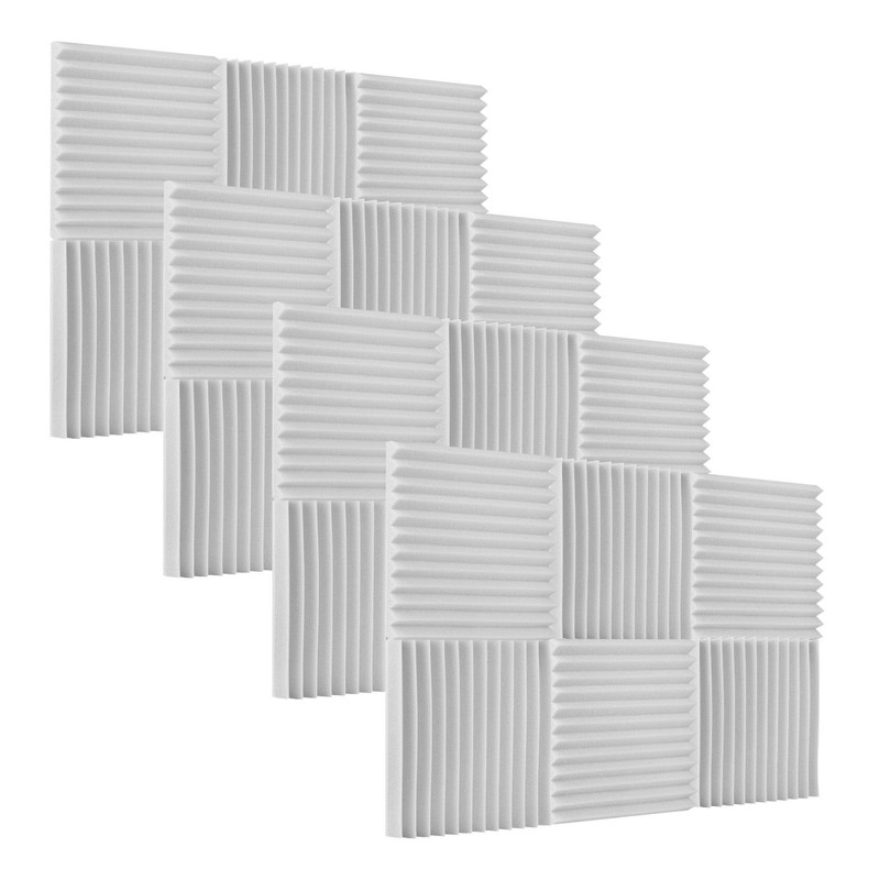 24pcs/pack Studio Foams Sound Insulation Foam Sound Absorbing Panels Soundproof