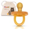 SWEETIE Rubber Pacifier Natural Rubber Pacifier Rounded (Natural Color, 6-12