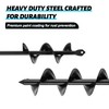 ERYTLLY Bulb Planter, Auger Spiral, Garden Planter Tool,Hole Digger for