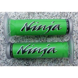 i5 Green Logo Gel Hand Grips for Kawasaki Ninja 250 300 500 650 ZX6 ZX6R ZX7 ZX7R ZX9 ZX9R ZX10 ZX10R ZX12 ZX12R ZX14 ZX14R