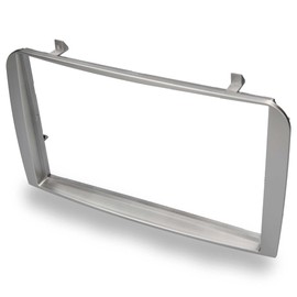 Audioproject A381 Car Radio Faceplate 2-DIN for Alfa Romeo 147 GT Double DIN Car Radio Faceplate Silver