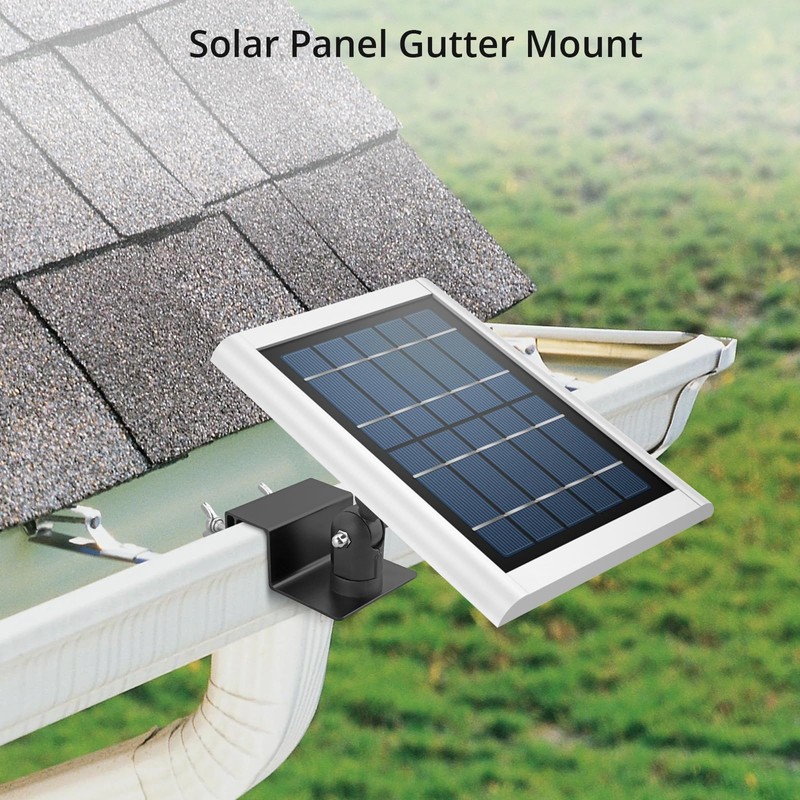 Anbte Universal Solar Panel Gutter Mount, Aluminum Gutter Mount for