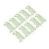 100Pcs Paper Clips Cute Unique Penguin Shape Electroplating Process Lightweight
