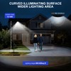 4-Pack Solar Street Lights, Outdoor LED Flood Light with Dual