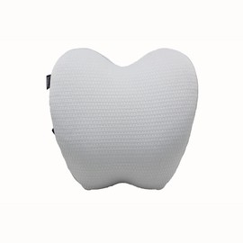 AIHOMED Ergonomic Back Pillow – Air Fiber Lumbar Support for Office, Car, and Gaming Chairs to Alleviate Back Pain and Correct Posture(Light Gray)